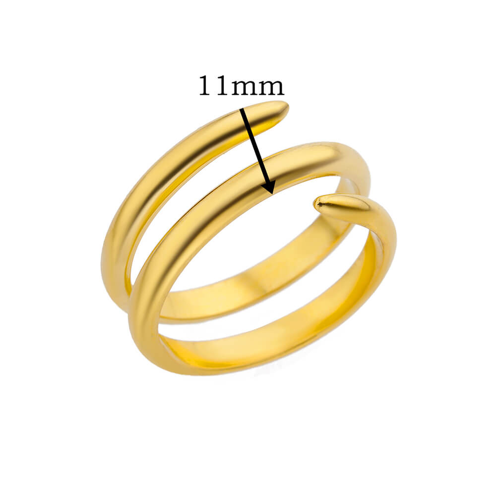 Hexagon Star Stainless Steel Rings for Women Gold Color Finger Rings Female Vintage Party Waterproof Jewelry Accessories Gift