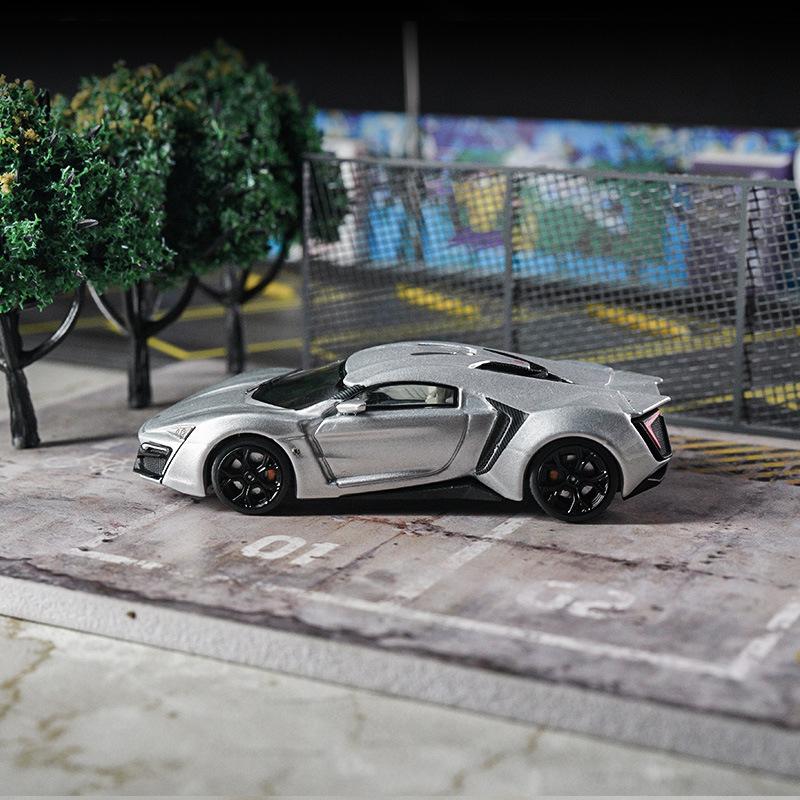 1:64 Lykan Hypersport Supercar Alloy Car Diecasts & Toy Vehicles Car Model Miniature Scale Model Car For Children