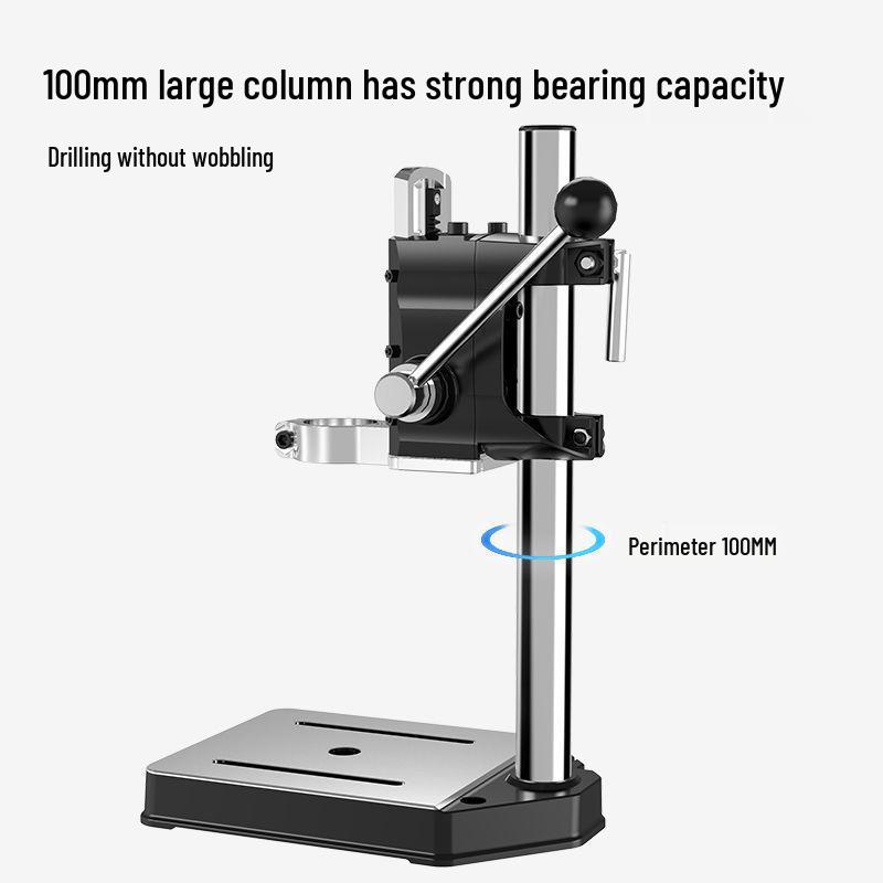 Japanese Multi-Function Electric Drill Stand: Converts to Bench Drill for Micro Household Tasks