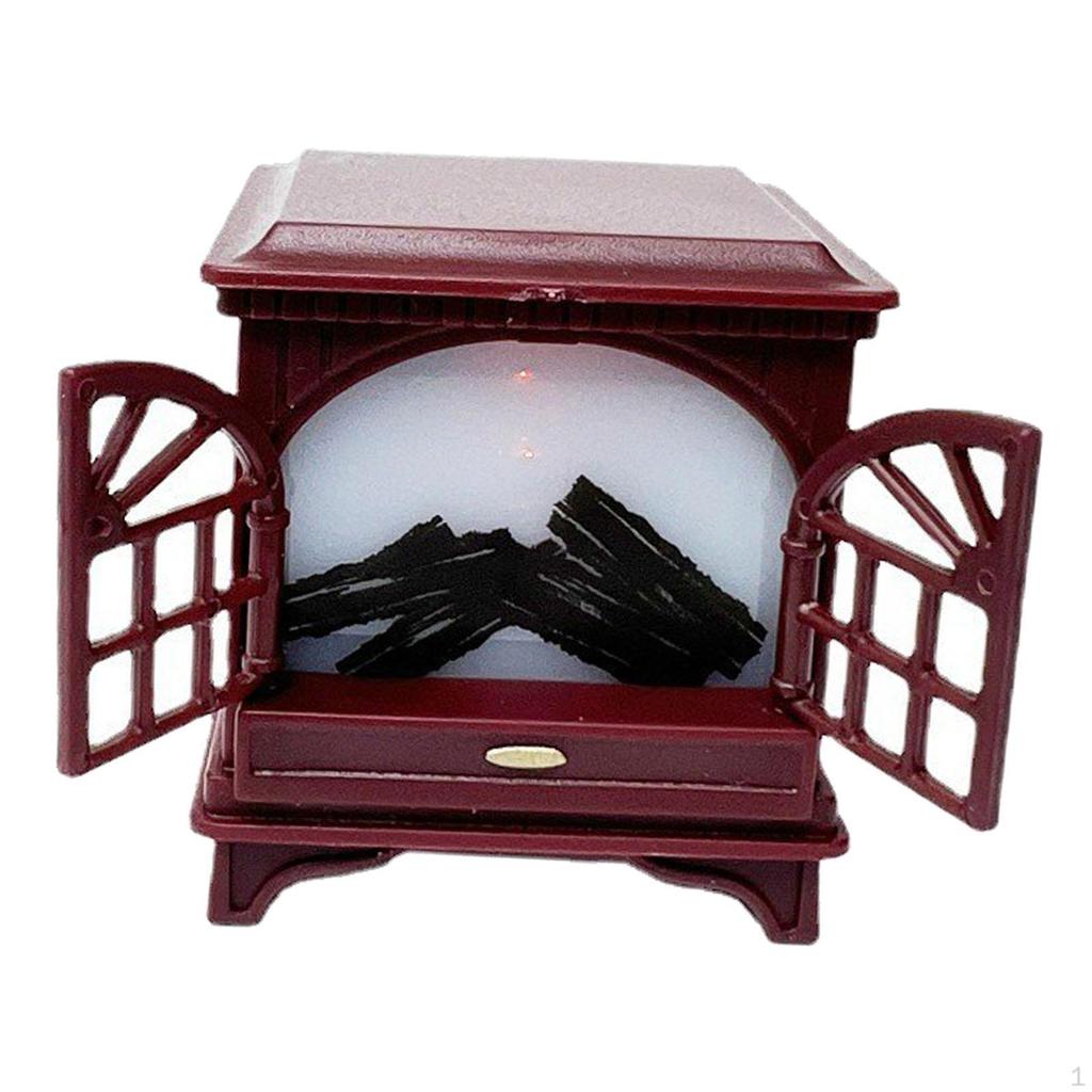 1/12 Fireplace Multipurpose Ornaments Miniature for Dollhouse DIY Accessory
