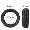 Shock Absorbing Electric Scooter Tire Rubber Vacuum Tire Durable Tubeless Tire  Kickscooter