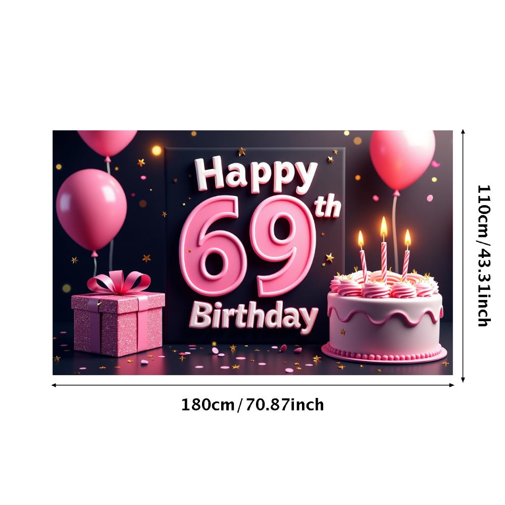 Photography Props Large Celebration Background Birthday Decorations Birthday Banner For Party Supplies Photography Family