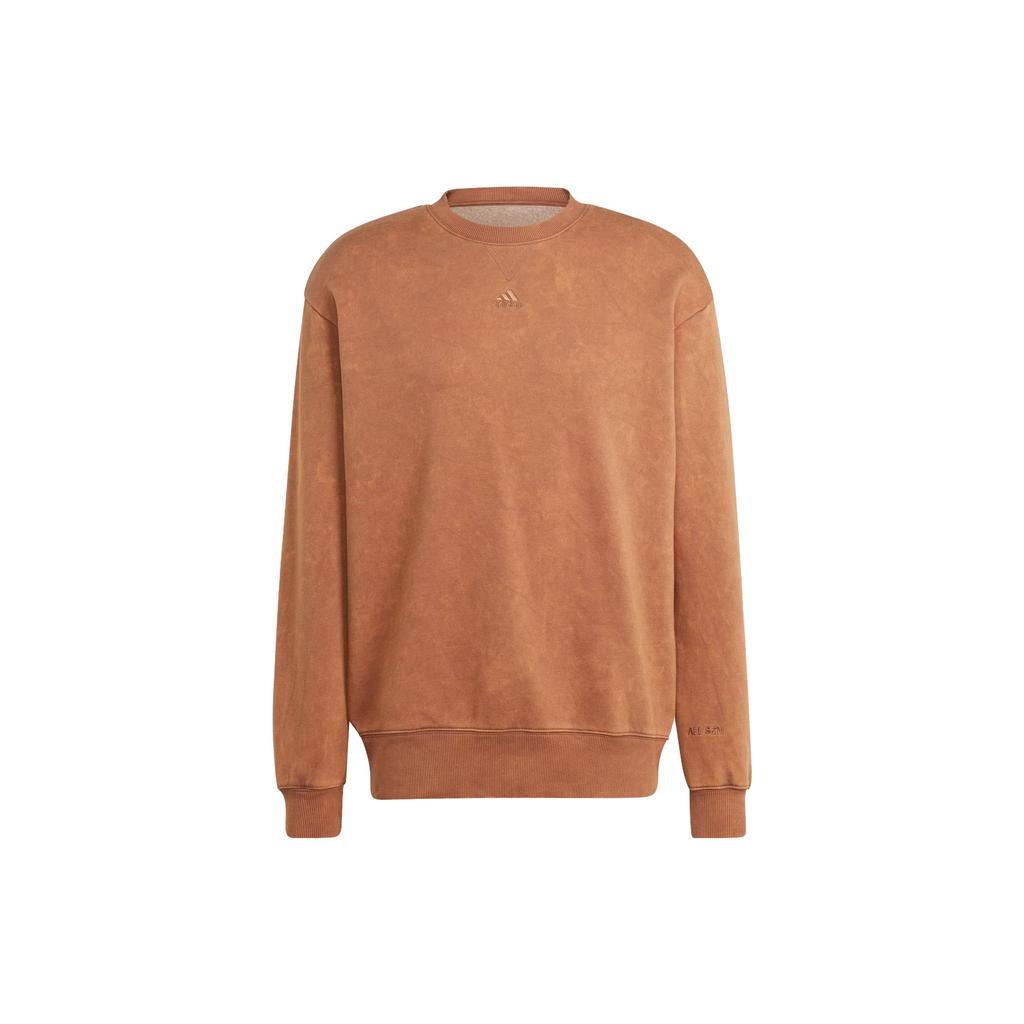 adidas Sweatshirts Men's Brown Crew Neck Moderate Regular IJ6927