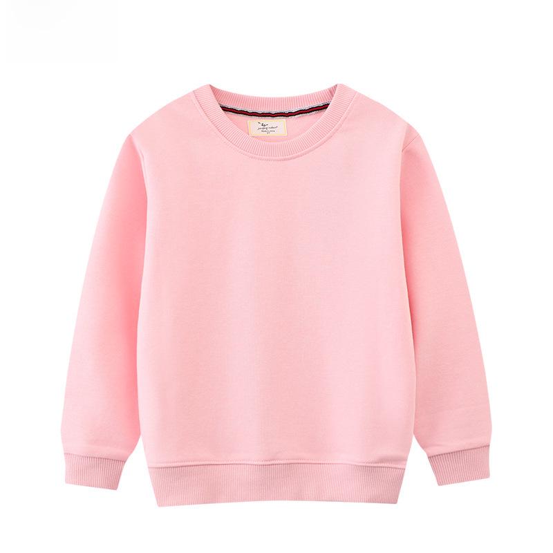 Hanorac cu mânecă lungă pentru copii de toamnă 2024 - Pulovere cu gât rotund pentru băieți și fete