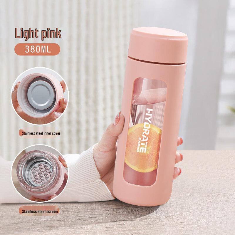 ZISIZ Double-Layer Insulated Glass Cup