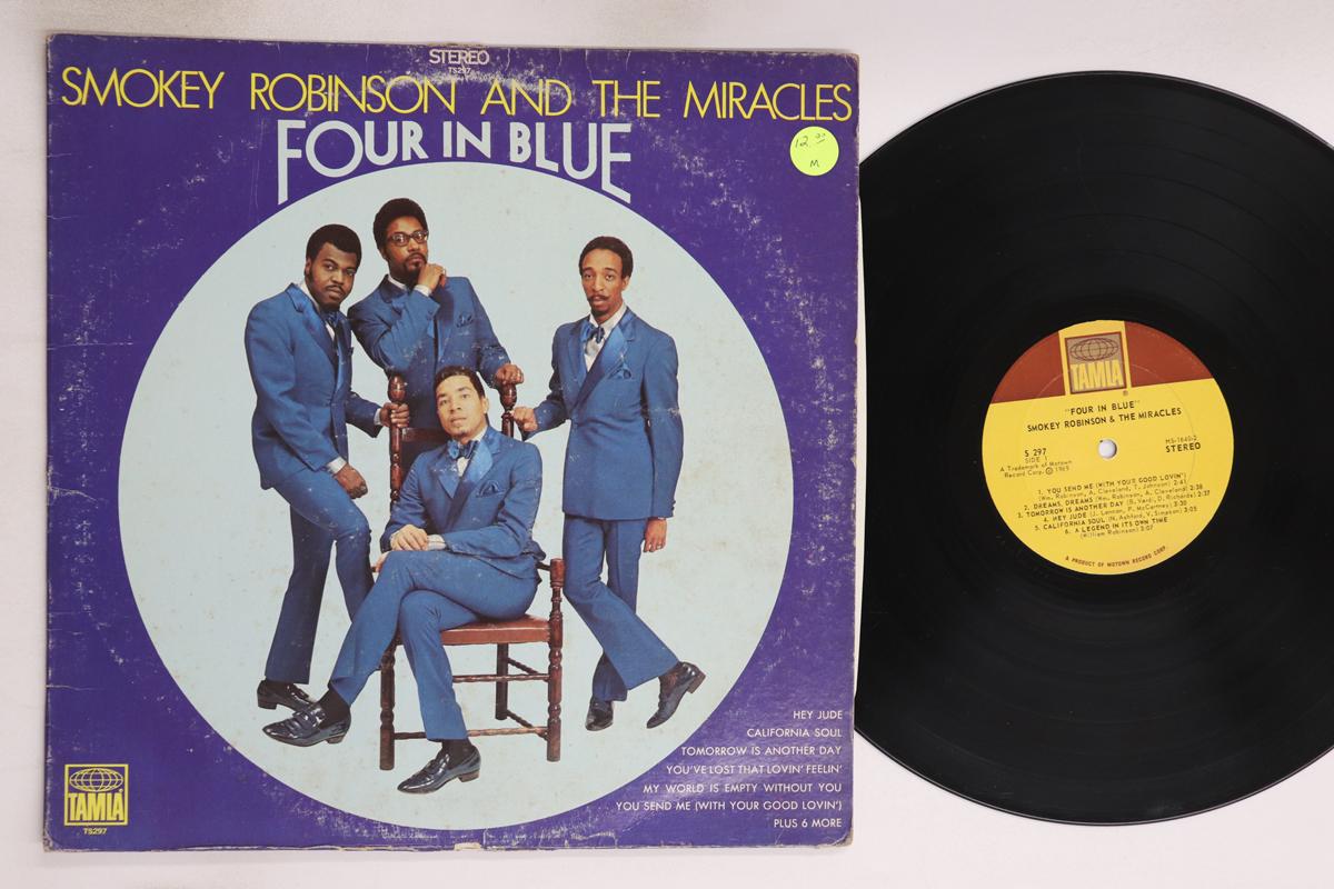 

LP Record SMOKEY ROBINSON & THE MIRACLES - Four In Blue S297 Tamla 1969 US Soul/Funk Used