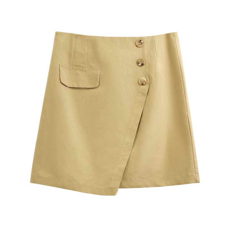 Women's Irregular High-Waist A-Line Mini Skirt