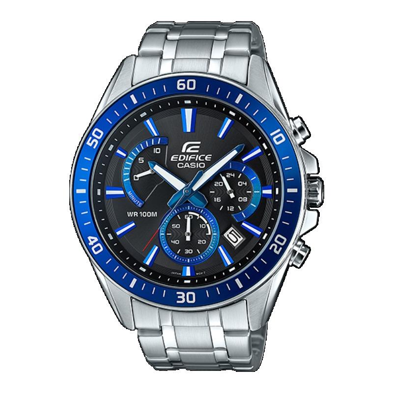 Casio Edifice Men s Stainless Steel 100M Water Resistant Analog Quartz Watch EFR-552D-1A2VU чёрный