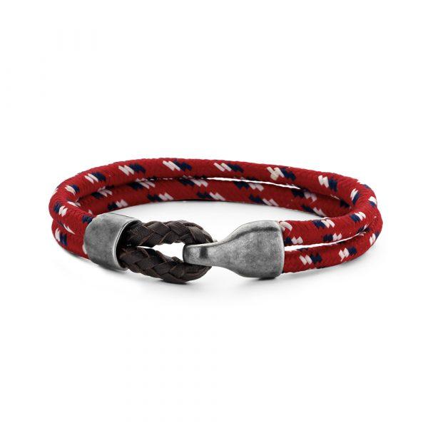 Frank1967 Double Rope Paracord Bracelet Red (7Fb-0271)