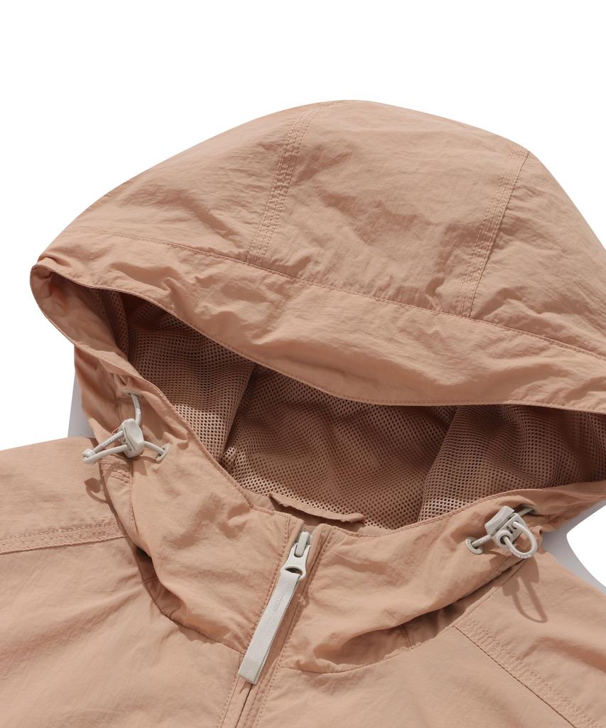 COVERNAT Comfy Nylon Windbreaker Jumper Salmon