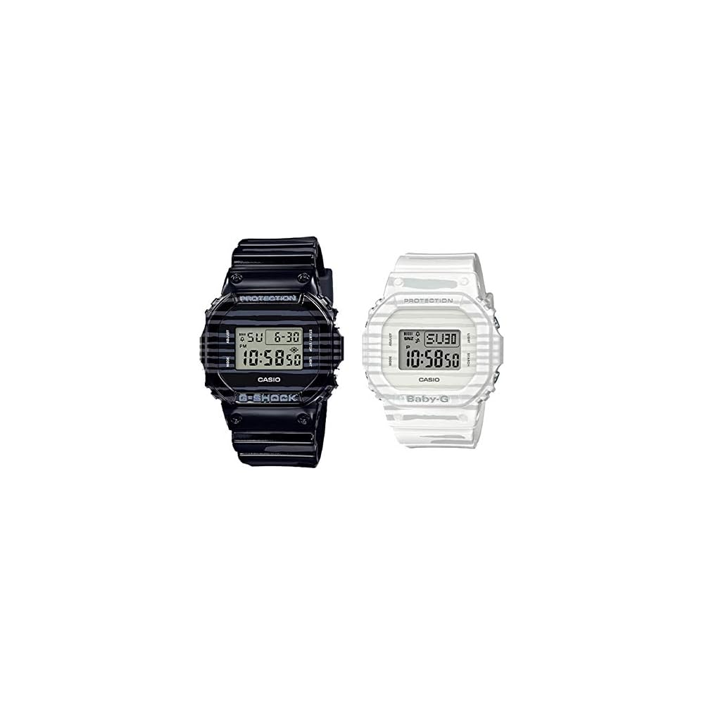 Casio G-Shock Baby-G Couple Watch Rubber Collection SLV-19B-1 Waterproof Analog-Digital Timepiece