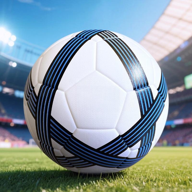 LISM Blue Ring Pattern Size 5 Football