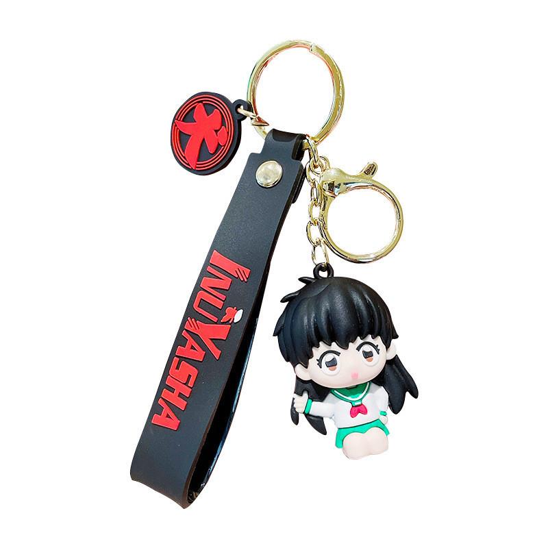 Adorable Inuyasha Anime Keychain Cute Cartoon Couple Keyring Bag Charm Gift