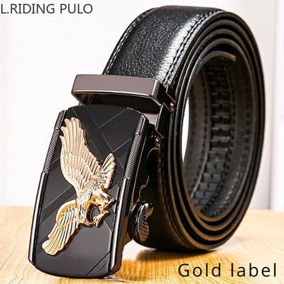 Hakiki Deri Otomatik Toka Dapeng Wings İş Rahat Desen Trend Moda günlük erkek pantolonları Kemer