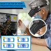 1.5X-3.5X Rechargeable 4 LED Head Mounted Magnifier Headband Double Lens Reading Magnifying Glass for Close Work