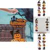 Halloween Festive Door Decoration With Bat Pumpkin Door Hanging For Scene