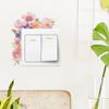 Aquarell Blume Blatt Schalter Befestigt Am Wohnzimmer Veranda Heimdekoration Wandaufkleber