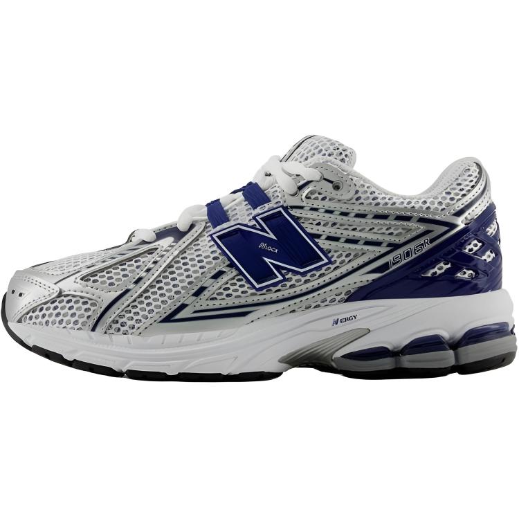 New Balance 1906 Fabric Cushioning Breathable Mid top Kids Lifestyle Shoes Silver White Blue Teenagers GC1906CM 35.5
