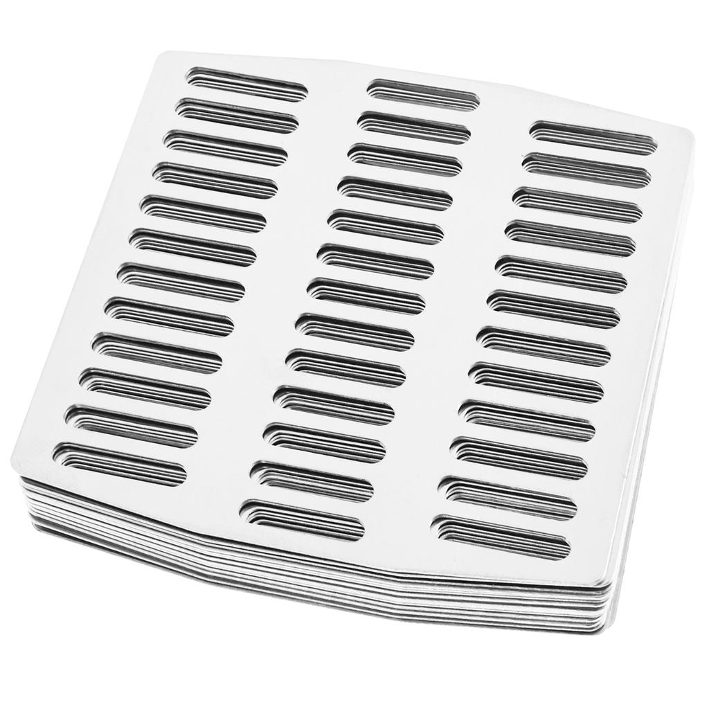 25Pcs Stainless Steel Brick Drain Hole Covers Protective Weep Hole Filter Bathroom Pool Floor Drain Cover Drain Hair Catcher