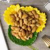 Nordic Resin Simulation Plant Sunflower Cactus Shape Dried Fruit Melon Seed Plate Jewelry Storage Tray Ornaments Decor Plate