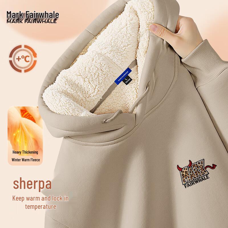 

Mark Fairwhale Men s Heavyweight Fleece Lined Hooded Sweatshirt XL