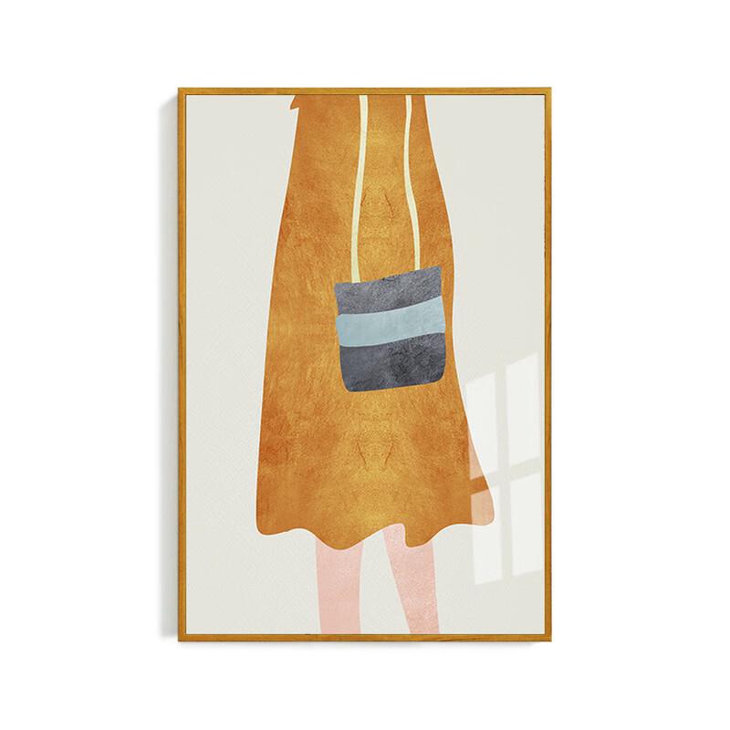 Miling Modern Fashion Female Art Decorative Painting