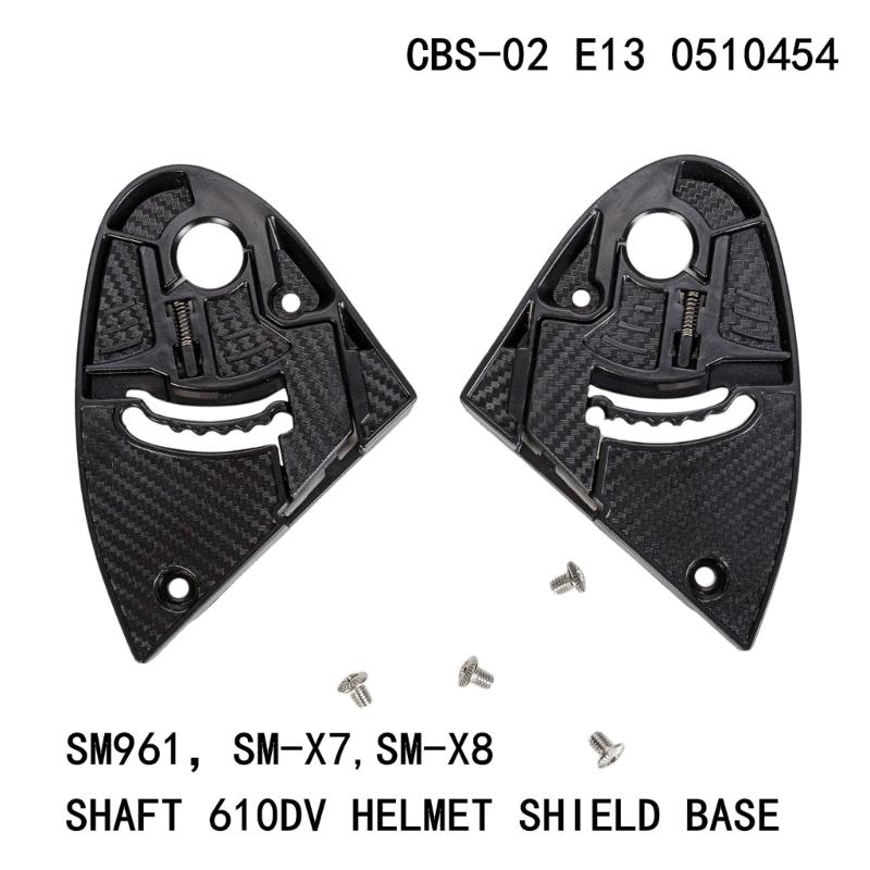 Replace Shield Faceshields Motorbike Helmet Fix Bracket Compatible for GXT601 602 DV610 Helmet Screen Lens Mounting Base