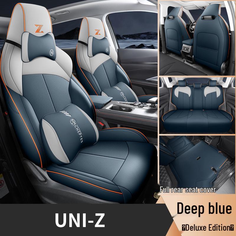 UNIZ Special Full Leather Car Seat Cushion - Universal Fit, Four Seasons, New Model