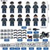 Mobile Truppen Motorrad 8131 Militär Minifiguren Kinder Zusammenbauen Kleine Partikel Baustein Spielzeug