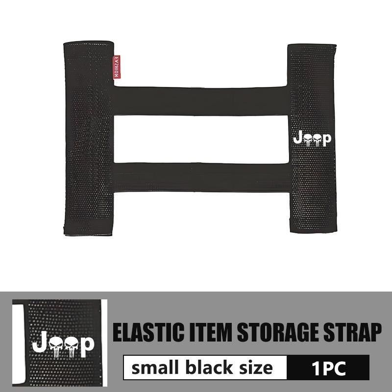 Car Trunk Organizer Elastic Fixing Belt Storage Bag Tapes Luggage Fixing Belt For Jeep Cherokee Wrangler JK Gladiator Compass