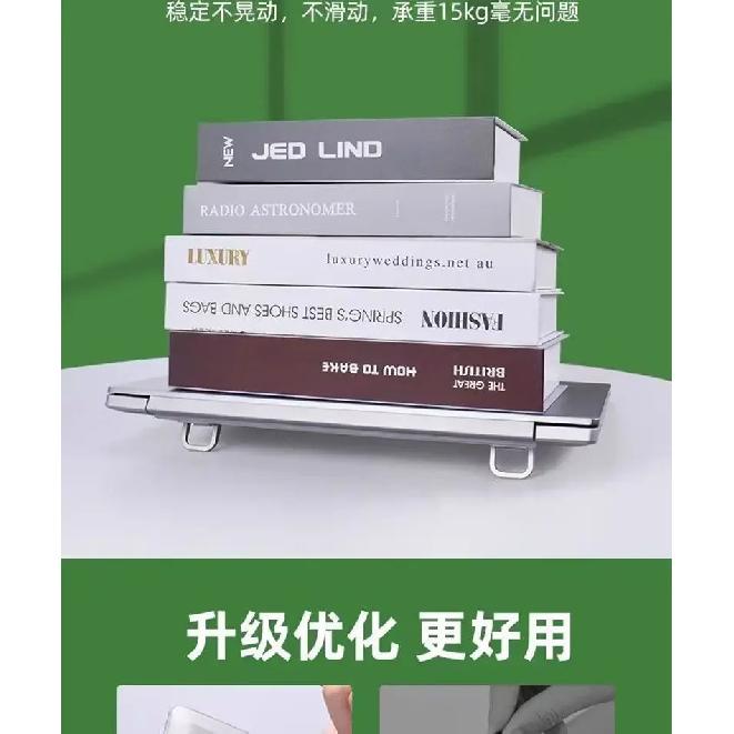Laptop Invisible Bracket, Rubber Pad, High Bracket, Mini Portable Height Increase, Folding Heat Dissipation In Stock