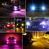 Pair H7 Led Rgb 72W 8000Lm Car Auto Headlight Driving Fog Bulbs Ballast Kit App Control
