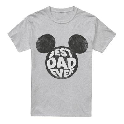 Mens Best Dad Ever Mickey Mouse T-Shirt
