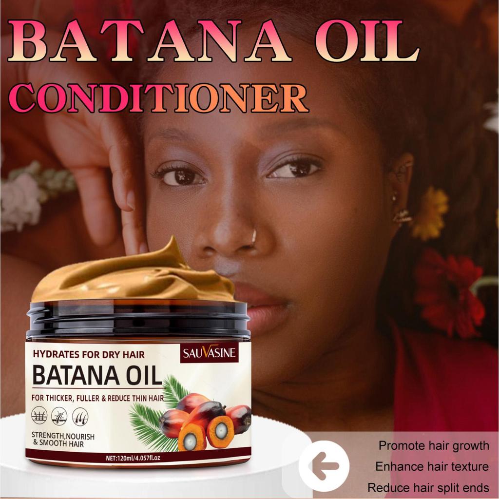 Raw Batana Oil for Hair Growth,Natural,Pure,Unrefined and Organic Dr. Sebi Batana Oil from Honduras,Repair Hair Split End for Men & Women(120ML)