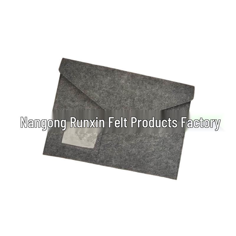 In-Stock A4 Felt File Bag for Document Storage