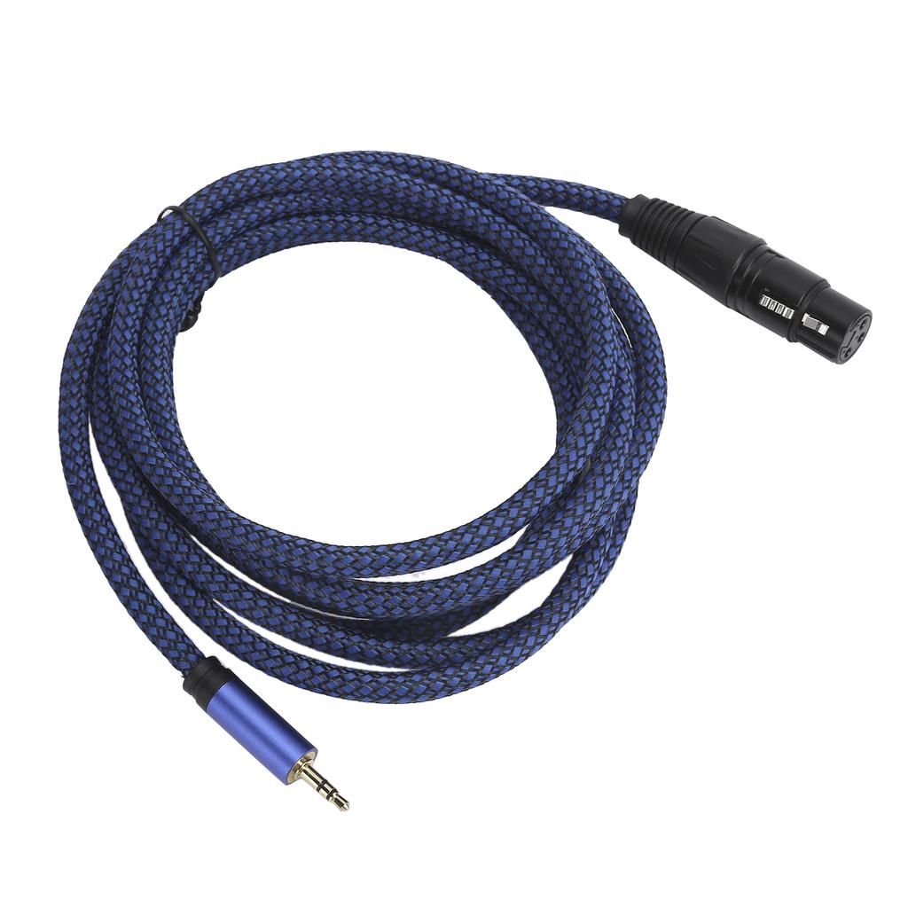 JORINDO XLR Female to 3.5mm Jack Balanced Signal Cable XLR to 1 8inch Microphone Cable Connection CordJD6035‑3m