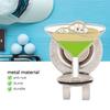 Durable Metal Golf Mini Magnetic Ball Marker Golfer Hat Visor Clip Accessory (2#)