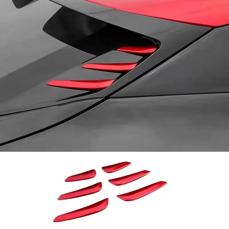 For Changan UNIT UNI-T -2024 Red Look Car External Accessories Rearview Mirrior Door Handle Front Foglight Lamp Cover Trim