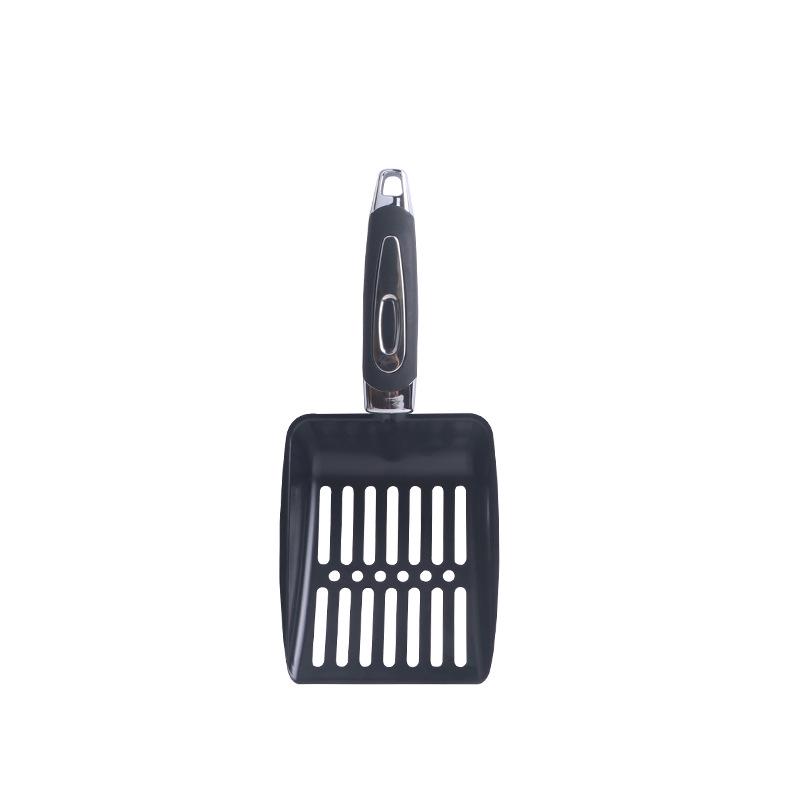 Large Stainless Steel Fine-Hole Cat Litter Scoop & Reptile Poop Shovel