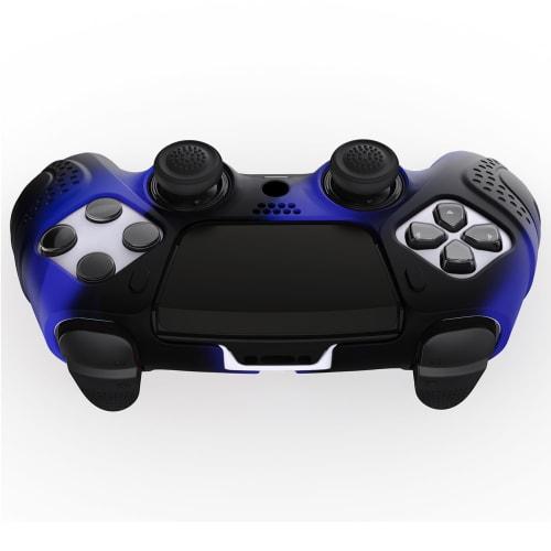ergonomic anti-slip silicone cover case for playvital ps5 edge controller, soft rubber protector skin for ps5 edge wireless controller with thumb grip