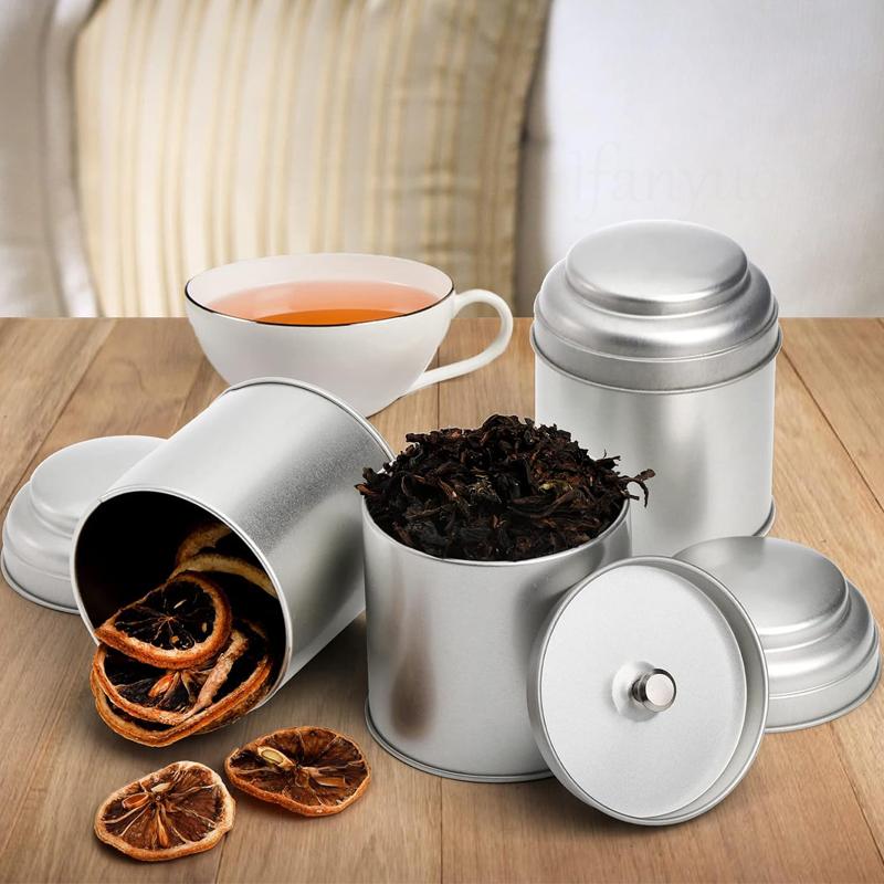 Titanium Alloy Tea Can Travel Portable Sealed Jar Metal Mini Storage Box Nut Candy Jar Food Storage Container Art Decor Supplies