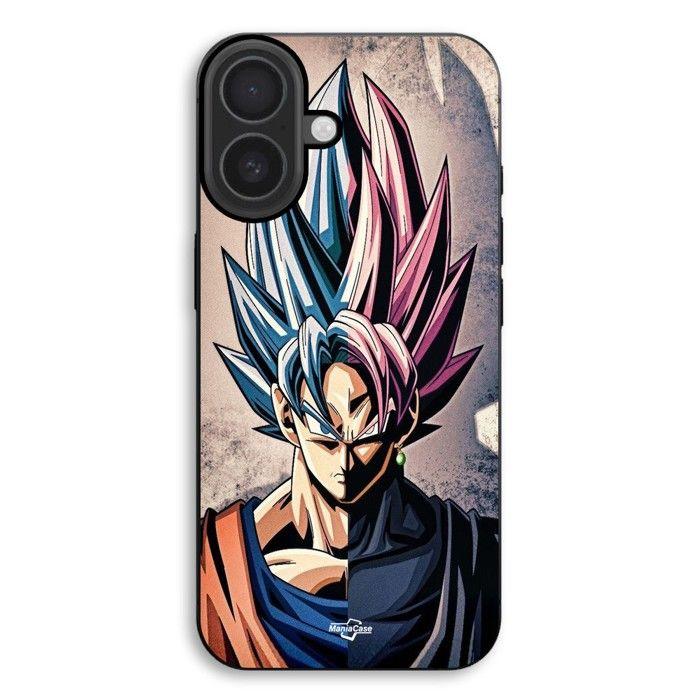 Coque de téléphone - MANIACASE - iPhone 17 - Silicone TPU - Noir - Dragon Ball Z