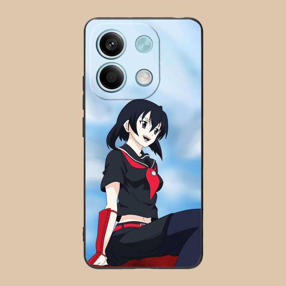 Akame Kurome Matte TPU Mobile Phone Case for POCO M7 M6 M5 M4 M3 X7 X6 X5 X4 X3 Pro GT 5G Colorful Printing Cover