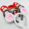 Plush Mouse Ears Headbands Cartoon Animal Ears Hair Hoop Cute Bear Ears Hairband Halloween Party Costume Photo Props