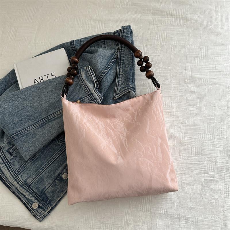 Trendy Street Style Casual Tote Bag 2024 Summer Fashion Pu Shoulder Bag