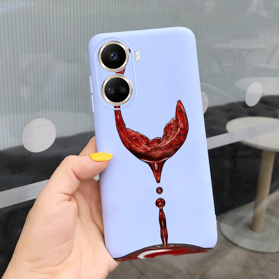 Cute Silicone Case For Huawei Nova 10 SE 2022 Fashion Girl Flower Phone Case For Huawei Nova 10 Pro Nova10 10Pro Soft Back Cover
