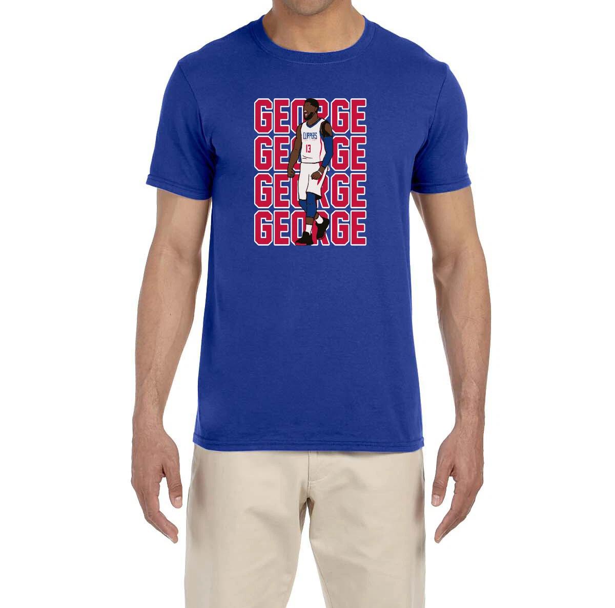 Los Angeles Clippers Paul George Text Pic T-Shirt S