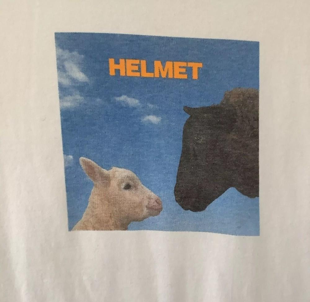 VIntage Helmet band White Shirt Unisex Concert S to 5XL EL817 Unisex T-Shirt L