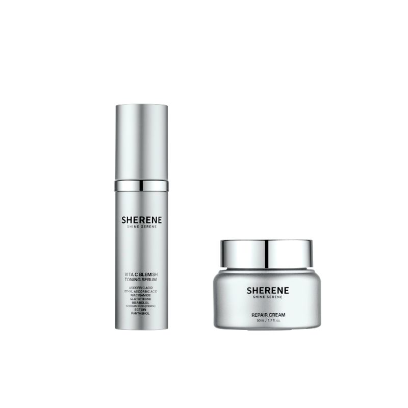 [Vitamin Radiance SET] Vita C Blemish Toning Serum + Repair Cream