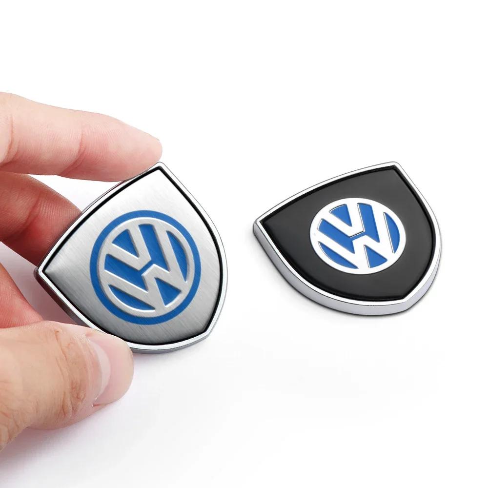 3D Metal Chrome Car Body Decoration Custom Stickers Badge Emblem For Volkswagen Golf 7 5 4 6 Passat B6 Mk4 VW Tiguan Mk7